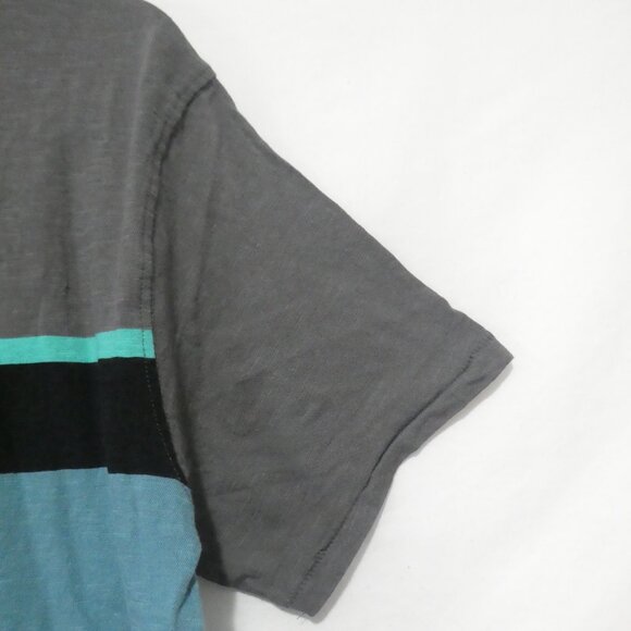 VOLCOM - Modern Fit | large - youth | Striped Short Sleeve Shirt W/ Pocket - Picture 11 of 13
